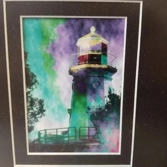 Cheboygan Crib Light Michigan Photo Mounted Framed - Picture 2 of 5